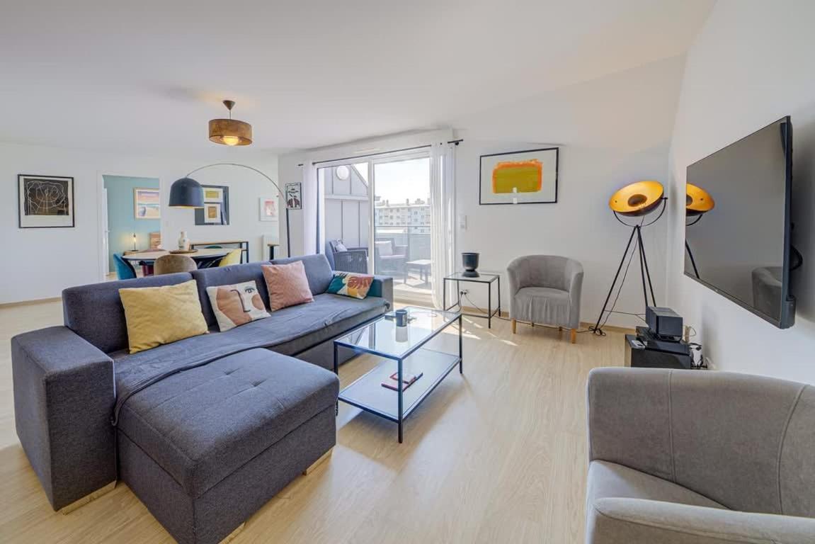 Le Maginot, T4 De Standing, Terrasse Et Parking Apartment Rennes Exterior photo
